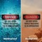 Signmission Do Not Open While Machine Is In Operation Danger Sign, Vinyl Decal, 10in W x 7in L, 2PK OS-2PACK-DS-D-710-L-1847 - alternate 4